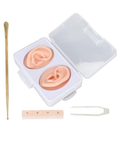 PrTECY facial reflex zone tool set stainless steel acupuncture pen ear model relieves pain practical piercing practice body accessories
