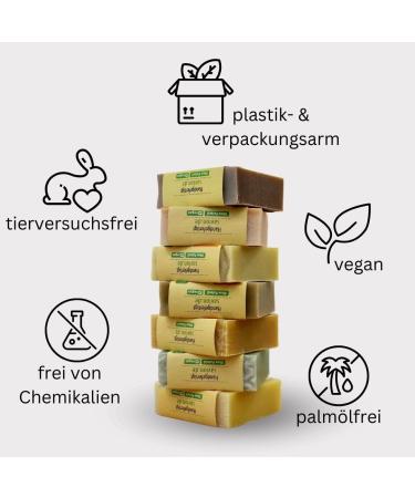 Savion Almond-Olive Kernel Body Soap - Vegan Palm Oil Free Cruelty Free Peeling Soap (80g) - International Shipping Available - Buy Online on SooperMarket.com