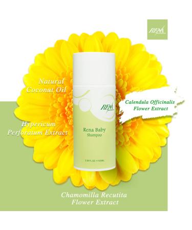 Rena Baby Shampoo - Tear-Free 100ml (3.38 Fl Oz) | Gentle & Safe for Infants | Buy Worldwide - Buy Online on SooperMarket.com