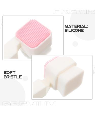 Healeved Silicone Facial Cleansing Brush Double Side Face Cleaning Brush Facial Cleaning Tool Women Facial Brushes for Cleansing and Exfoliating Accessories - Buy Online on SooperMarket.com