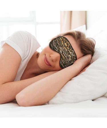 Rustic Rocks Brick Wall Soft Sleep Eye Mask Female Breathable Eye Patch Perfect for Travel and Relaxation - Buy Online on SooperMarket.com
