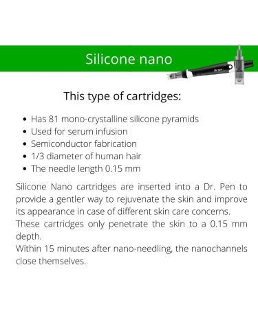 Dr. Pen Ultima A7 Replacement Cartridges (20 Pack) - Silicone Nano 0.25mm with Bayonet Slot - Disposable Parts - Buy Online on SooperMarket.com