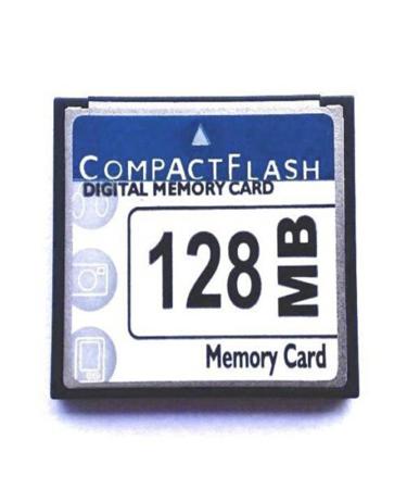 128MB CF (Compact Flash) Card SDCFB-128 or SDCFJ-128 (CAV) Compact Flash Memory Card