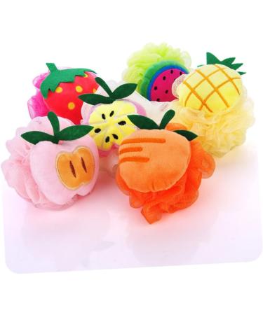 Beavorty 12 Pcs Bath Balls & Shower Poufs - Two-Color Mesh Sponge - Elevate Your Bathing Experience | International Shipping Available - Buy Online on SooperMarket.com