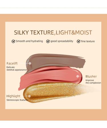 Long-Lasting Liquid Contour Beauty Wand - Highlighter and Bronzer Stick | Smooth Matte Finish | Easy to Blend | 2 Colors (1# / 2#) - Buy Online on SooperMarket.com
