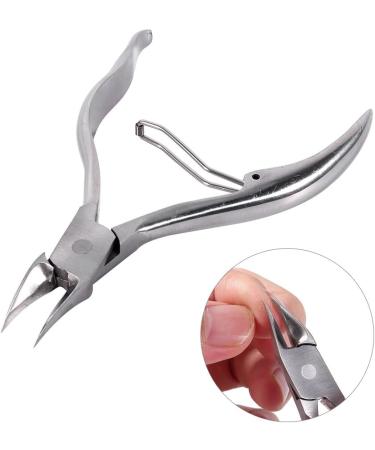 Professional Stainless Steel Cuticle Nippers for Ingrown Nails Cuticle Nippers Manicure Tools Nail Clippers Made of High Stainless Steel - Buy Online on SooperMarket.com
