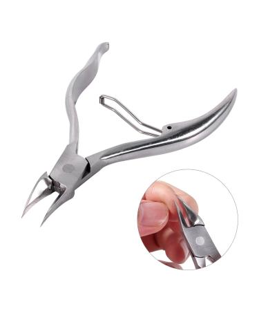 Toenail Clippers Trimmer Thick Toenails Nipper Professional Stainless Steel Cuticle Trimmer Scissors Toenails Nail Clippers for Thick or Ingrown