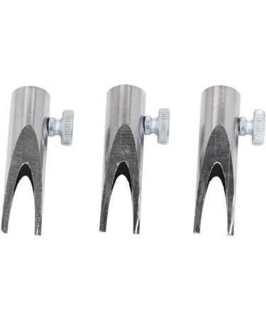 Metal Eyebrow Pencil Sharpener Lightweight Aluminum Alloy U-Shaped Effective Eyebrow Sharpening Tool for Home (Silver) - Buy Online on SooperMarket.com