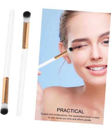 Gogogmee 10pcs Makeup Brush Eye Brush for Eyeshadow Makeup Eyeshadow Brush Eye Makeup Kit White Wooden Handle - Buy Online on SooperMarket.com