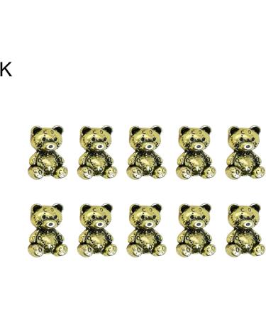 Worparsen Nail Art Decors Attractive Flower Love Heart Bear Modeling Fake Nail Decor Resistant Realistic Looking K - Buy Online on SooperMarket.com