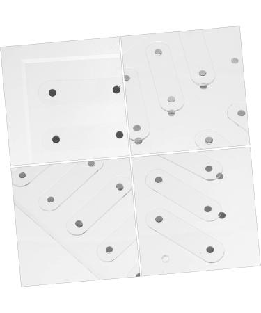 HAPINARY 1 Set Nail Display Board Magnetic Nail Art Display Board Nail Art Showing Board Nail Art Display Stand Nail Art Magnetic Display Board Nail Salon Display Boards Nail Salon Supply 20.00X16.00X0.40CM Transparent 1 - Buy Online on SooperMarket.com