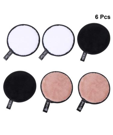 Artibetter Organic Cotton Rounds Reusable Makeup Remover Pads (6pcs) | Eco-Friendly Flat Cotton Pads for Cleansing Face Eye Shadow Lipstick & Foundation - Buy Online on SooperMarket.com