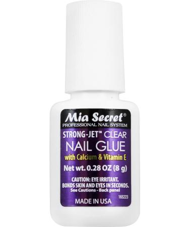 Mia Secret Strong-Jet Clear Nail Glue Brush-On Glue 8g (340)
