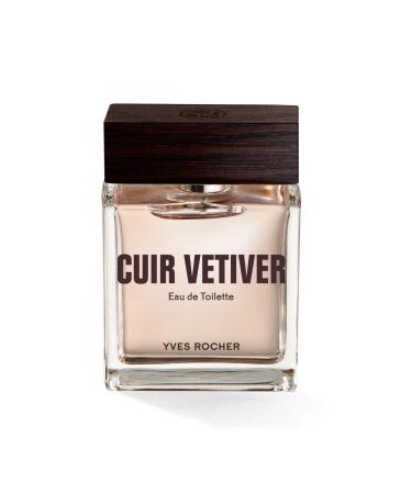 Yves Rocher Eau de Toilette for Men - Cuir vetiver 50 ml./1.7 fl.oz.