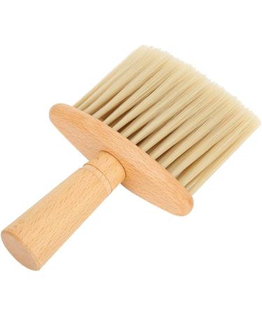 Neck Duster Brush Wooden Handle Haircut Neck Duster Brush For Barber Shop Hairstylist Broken Hair Sweep Brush for for Face and Neck - Buy Online on SooperMarket.com