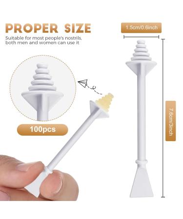 100 Pieces Nose Wax Chopsticks Set - Plastic Nostril Cleaning & Hair Removal for Men & Women - Buy Online on SooperMarket.com
