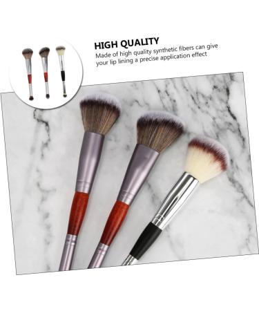 PLAFOPE 3pcs Double-ended Makeup Brush Cosmetic Supplies Cosmetic Brush Blush Brush Artificial Fiber - Buy Online on SooperMarket.com