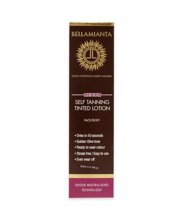 Self Tanning Tinted Lotion - Medium (6.76 oz) | Best Self-Tanner for a Natural Glow - International Shipping Available - Buy Online on SooperMarket.com