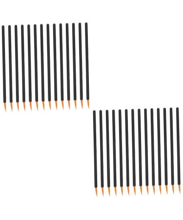 HAPINARY 200 Pcs Disposable Eyeliner Brush Eyeliner Blending Brush Cosmetic Eye Wands Gel Eyeliner Makeup Eye