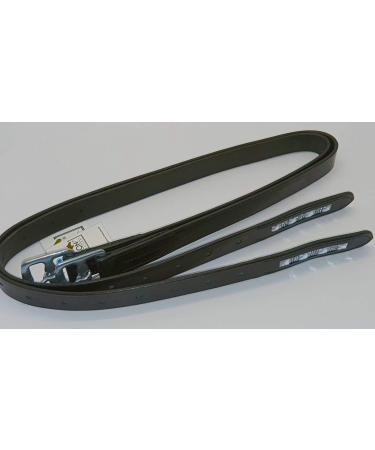 Children's Stirrup Strings Leather Glittering Big Liz - Brown Black 100/110/120 cm Straps | Tysons (120 cm Dark Brown) - Buy Online on SooperMarket.com