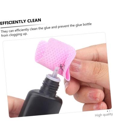 Beavorty 3200 Pcs Glue Wipes - Eyelash Glue Cleaning Pads & Remover - Non-Woven Adhesive Wipes for Nails - 4.8x4.8cm - Buy Online on SooperMarket.com