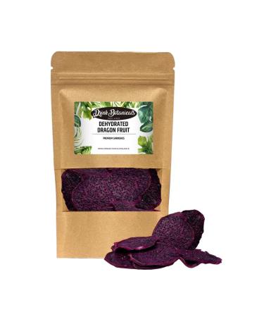 Drink Botanicals Ireland | Dried Dehydrated Dragon Fruit Slices | Pitaya | Pitahaya | for Garnishing Cocktails Smoothies Cakes Baking Snacks | 100% Natural | 12 + Slices | 60 Grams