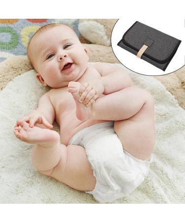 Portable Baby Wrap Pad & Diaper Changing Pad - Breathable Washable Reusable for Infants & Toddlers - Light Gray - Buy Online on SooperMarket.com
