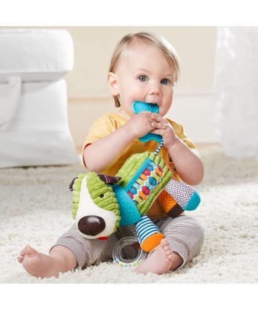 Skip Hop Bandana Buddies Puppy Baby Activity Teething Toy - Multi-Sensory Rattle & Textures - Buy Online on SooperMarket.com