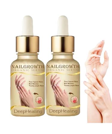 NailGrowth DeepHealing Organic Serum NailGrowth Serum Reconstrux Nail Growth Nail Growth and Strength Serum Nail Growth Serum Nail Repair Essence Serum 30ml (2Pcs)