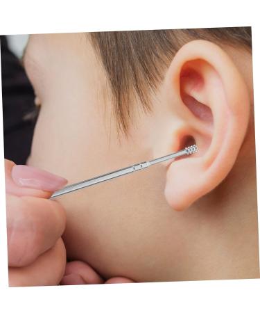 Stainless Steel Ear Cleaning Kit with 7 Picking Spoons - Rotary Tool Set for Ear Cleaning - Buy Online on SooperMarket.com