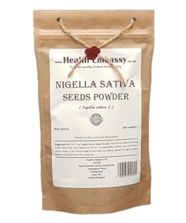 Health Embassy Nigella Sativa Seeds Powder - Black seed cumin powder (100g) 100 g (Pack of 1)