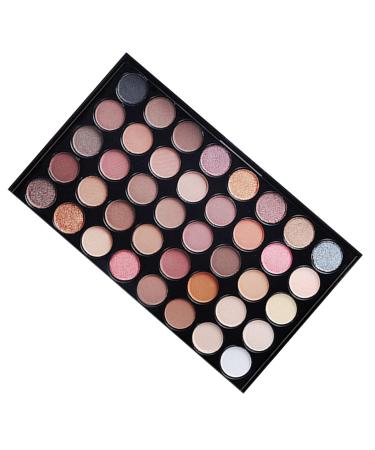 Rosvola Eye Makeup Palette - 40 Vibrant Colors Long-Lasting Matte & Glitter Eyeshadow for Daily Use - International Shipping - Buy Online on SooperMarket.com