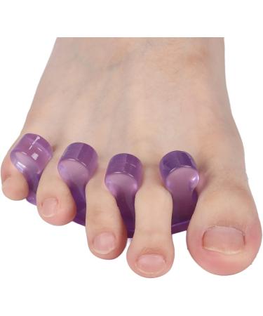 Pack of Purple Silica Gel Toe Separators Bunion & Hammer Toe Relief Stretchers | Best Toe Straighteners - Buy Online on SooperMarket.com