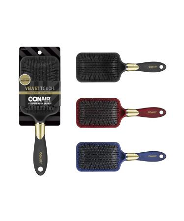 Conair Velvet Touch Detangle & Style Hair Brush 1 Brush