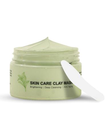 Dead Sea Mask Refining Pores Deep Cleansing Face Mask Skin Care Improve Blackheads Acne Dark Spots Even Skin Tone Face Mask Control Oil (Green Tea)