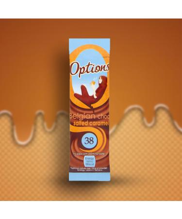 Options Hot Chocolate Pick N Mix - Create Custom Chocolate Combo with 4+ Flavours | Belgian Choc Orange Salted Caramel White Chocolate | 50 Sachet Perfect Chocolate Gift Set for Chocolate Lovers Pack of 50 - Buy Online on SooperMarket.com