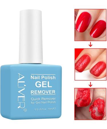 shifakou Gel Nail Polish Remover -Professional Nail Remover Gel Polish Remover For UV/Natural Gel Acrylic Nails-Quickly Removes Soak-Off Gel Polish-NO-IRRITATING - Buy Online on SooperMarket.com