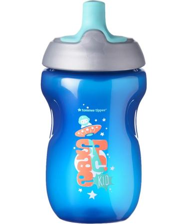 Tommee Tippee Sportee Toddler Sports Sippy Cup 3-Pack | Spill-Proof BPA-Free 10oz Cup for 12+ Months (Blue, Gray, Teal) - Buy Online on SooperMarket.com