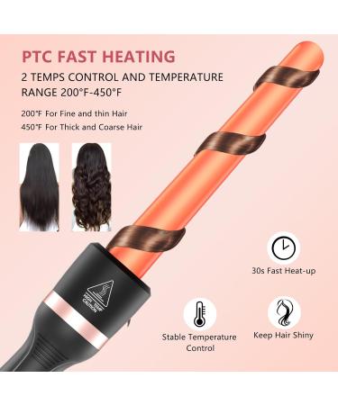 Buy O Bella 5 in 1 Curling Iron Set - Interchangeable Ceramic Wands & Thermal Brush | Fast Shipping Worldwide - Buy Online on SooperMarket.com