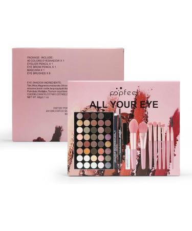 RoseFlower Professional Makeup Set with Eyeshadow Palette, Brush Set, and Gift Box - Perfect for Women, Girls, and Teenagers | B #6 - Buy Online on SooperMarket.com
