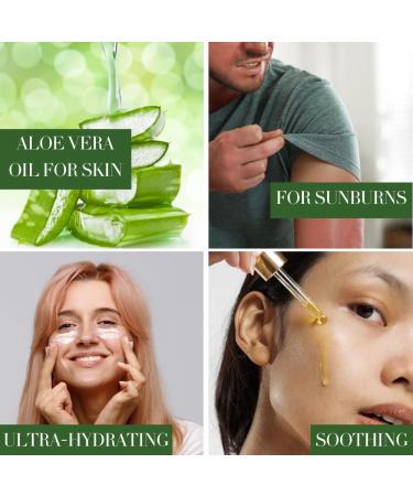 100% Pure Aloe Vera Oil - 4oz | Best Quality for Skin & Hair | Shop Internationally - Buy Online on SooperMarket.com