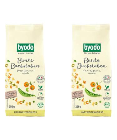 Byodo Organic Colourful Letters 250 g (2 x 250 g) 2 x 250 gr