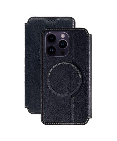 lefeda Leather Case for Iphone 14Pro Max/14 Pro/14 Plus/14 Flip Wallet Cover with Card Slot Bracket Earthquake Anti-Fall Protection Case Black 14 Plus 6.7'' 14 Plus 6.7'' Black