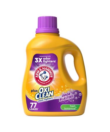 Arm & Hammer Plus OxiClean Odor Blasters Fresh Botanical 77 Loads Liquid Laundry Detergent 100.5 Fl oz