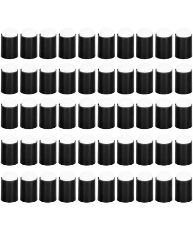 50 Pack Ink Pad Smudge Sponge Daubers Finger Sponge Plastic Sponge Round Head Blending Tool Special Tool for Manicure Grooming Manicure Tool Acrylic Nail Kits (Black) - Buy Online on SooperMarket.com