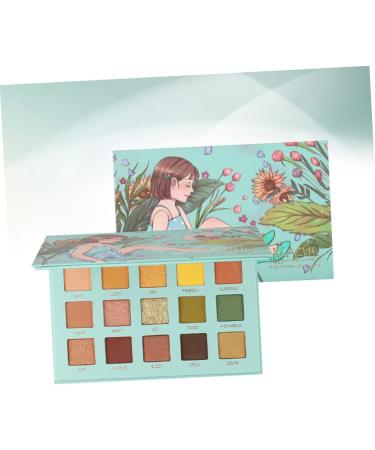 WOONEKY 1pc 15 Eyeshadow Powder Eyeshadow Palette Female Eyeshadow Glitter Eye Eyeshadow Cosmetic Pallet - Buy Online on SooperMarket.com