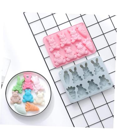 Alipis 2pcs Silicone Cake Mold Clay Molds Candy Molds Easter Themed Molds DIY Baking Moulds Candy Decor Baking Accessory Silicone Molds Crystal Cupcake Chocolate Accessories Silica Gel - Buy Online on SooperMarket.com