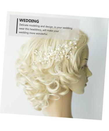Mikinona 1 PC Piece Pearl Comb Wedding Hair Comb Bridal Hair Comb Wedding Headdress Wedding Hair Headdress - Buy Online on SooperMarket.com