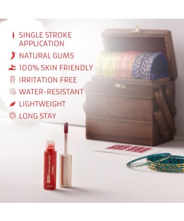Eyetex Pallavi Dark Maroon Sindoor Liquid 7.5g | Buy Internationally | Perfect for Indian Weddings - Buy Online on SooperMarket.com