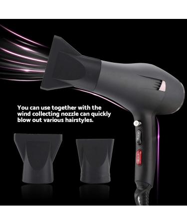 Hot Cold Wind Hair Dryer 2000W Hair Dryer Blower Hot Cold Wind Hair Dryer for Hair Styling with 2 Nozzle(US Plug 110V) - Buy Online on SooperMarket.com